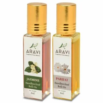 ARAVI Roll On Perfume Natural Deodorant For Men And Women 8 ml – Pack Of 2