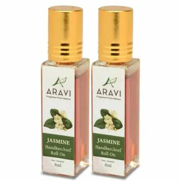 ARAVI Roll On Perfume Natural Deodorant For Men And Women 8 ml – Pack Of 2