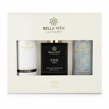 Bella Vita Luxury CEO Man Gift Set Deo 150 mlPerfume 100 ml Body Wash 200ml