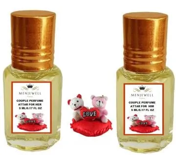 Menjewell Couple Attar 5ml Pack of 2 Floral Attar