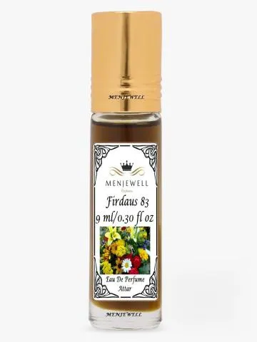 Menjewell Firdaus-83 Long Lasting 9ML Floral Attar Jannat ul Firdaus