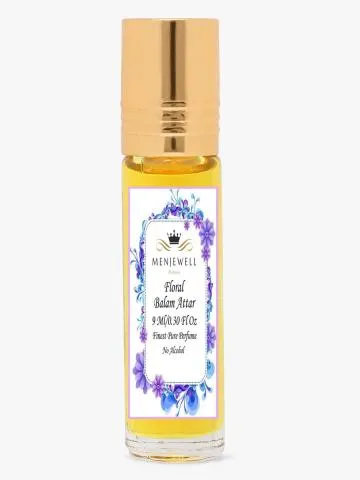 Menjewell Floral Balam Long Lasting 9ML Attar- Perfume Floral