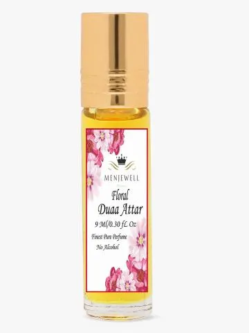 Menjewell Floral Duaa Long Lasting 9ML Attar- Perfume Floral