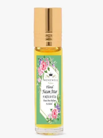 Menjewell Floral Nazam 9ML Long Lasting Attar- Perfume Floral