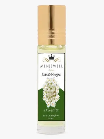Menjewell Fragrance Jannat-E-Mogra Long Lasting 9ML Attar-Perfume Floral