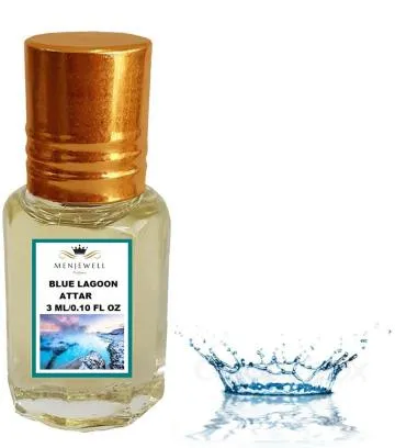 Menjewell Fragrances Blue lagoon Citrus Attar 3ML Floral Attar Citrus