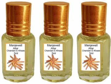 Menjewell fragrances Chandan-E-Khaas Attar 18ml Itra-Attar-Sandalwood Perfume Floral Attar