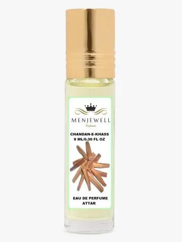 Menjewell Fragrances Chandan-E-Khaas Sandalwood Attar 9ML Woody