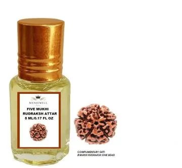 Menjewell Fragrances Five Mukhi Rudraksha Natural Itar-Attar-Perfume 5ml Floral Attar