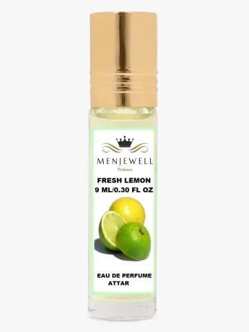 Menjewell Fragrances Fresh Lemon 9ML Fruity Attar Citrus