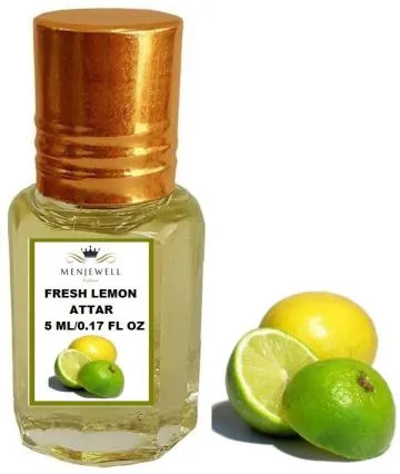 Menjewell Fragrances Fresh Lemon Citrus Attar 5ml Citrus Attar