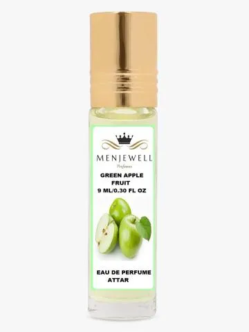 Menjewell Fragrances Green Apple Fruit 9ML Fruity Attar