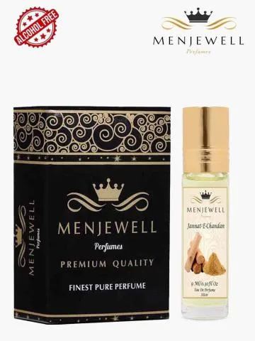Menjewell Fragrances Jannat-E-Chandan Long Lasting 9ML Attar-Perfume Floral Attar Woody