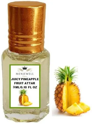 Menjewell Fragrances Juicy Pine Apple Fruity Attar 3ml Fruity Attar