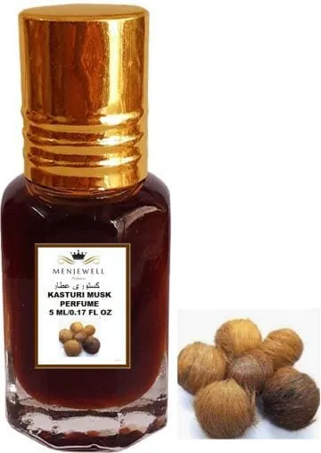 Menjewell Fragrances Kasturi Musk Perfume Citrus 5ml