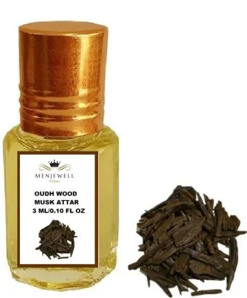 Menjewell Fragrances Oudh Wood Musk 3ML Woody Attar