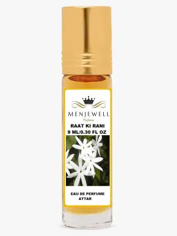 Menjewell Fragrances Raat Rani Floral Attar 9ML Floral