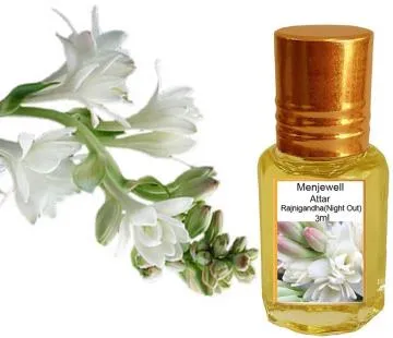 Menjewell fragrances Rajnigandha Night Out Natural Itra-Attar Floral Attar