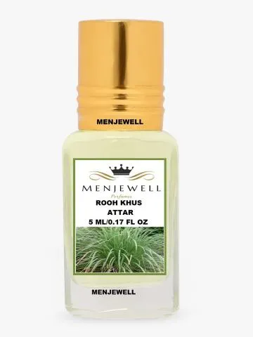 Menjewell Fragrances Rooh Khus Long Lasting 5ML Floral Attar Floral