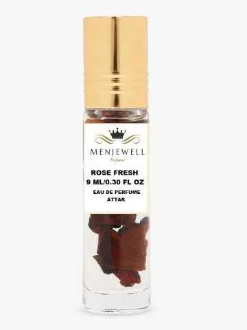Menjewell Fragrances Rose Fresh Attar 9ML Floral