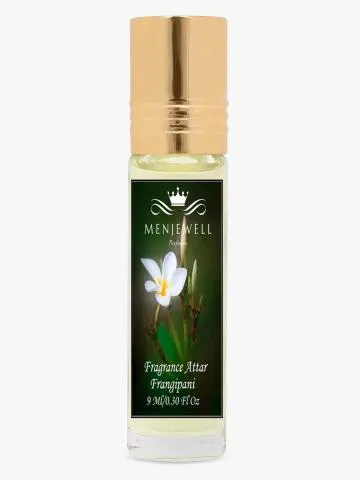 Menjewell Frangipani Long Lasting 9ML Attar-Perfume Floral