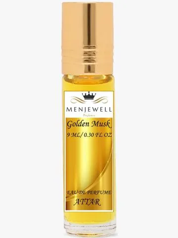 Menjewell Golden Musk 9ML Attar- Perfume Floral Attar Musk