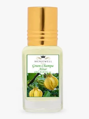 Menjewell Green Champa Long Lasting 6ML Attar-Perfume Floral