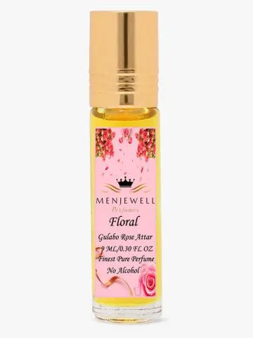 Menjewell Gulabo Rose Long Lasting 9ML Attar- Perfume Floral