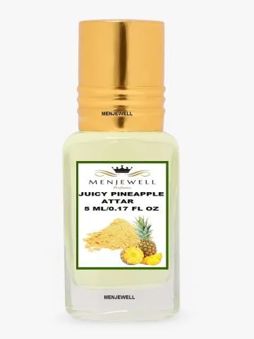 Menjewell Juicy Pineapple Long Lasting 5ML Floral Attar Fruity