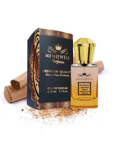 Menjewell Karnataka Mysore Sandalwood Perfume Eau de Parfum – 50 ml For Men and Women