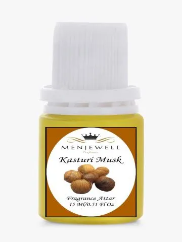 Menjewell Kasturi Musk Fragrance Long Lasting 15ML Attar-Perfume Floral
