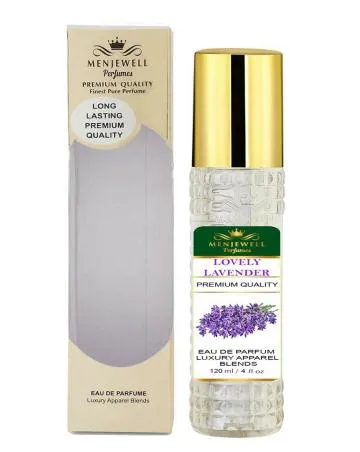 Menjewell Lavender Perfume For Women – Premium Luxury Fragrance Spray Eau de Parfum – 120 ml