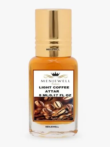 Menjewell Light Coffee Long Lasting 5ML Floral Attar Spicy
