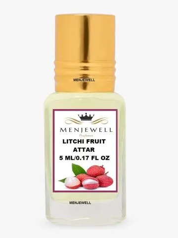 Menjewell Litchi Fruit Long Lasting 5ML Floral Attar Fruity