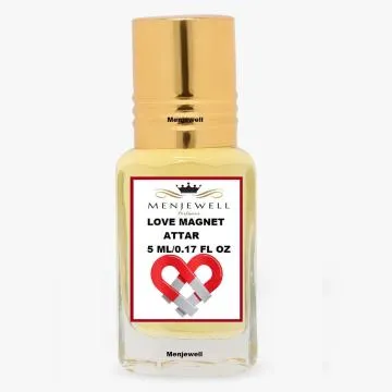 Menjewell Love magnet Long Lasting 5ML Floral Attar Floral