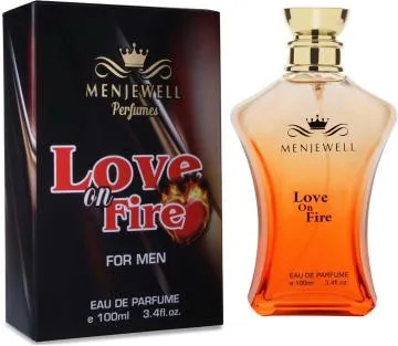 Menjewell Love On Fire Noir Perfume for Men 100 Ml