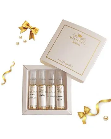 Menjewell Luxury Floral Perfume Gift Set – 4x10ml