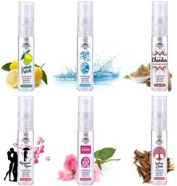 Menjewell Luxury Perfumes Gift Set Of 6 For Women 6 x 10 Ml Eau de Parfum – 60 ml