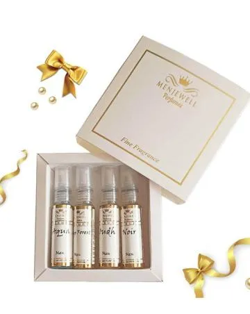 Menjewell Mens Perfume Gift Set- 4×10 ml Perfumes Luxury