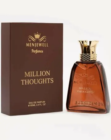 Menjewell MILLION THOUGHTS Premium Luxury Long Lasting Eau de Parfum – 100 ml For Men