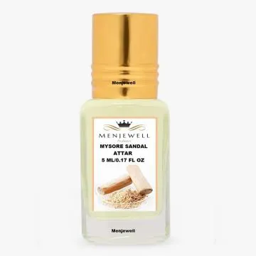 Menjewell Mysore Sandal Long Lasting 5ML Floral Attar Sandalwood