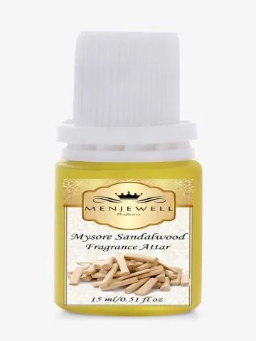Menjewell Mysore Sandalwood Fragrance Long Lasting 15ML Attar-Perfume Woody