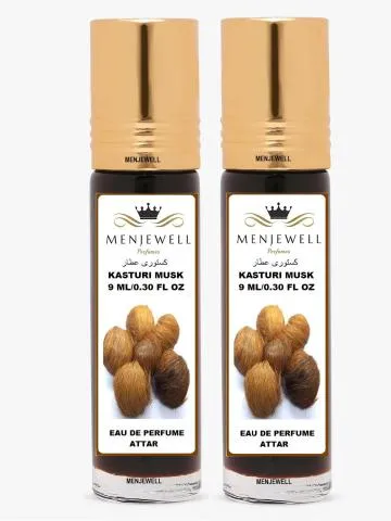 Menjewell Pack Of 2PC AttarKasturi Musk 18ML Floral Attar Musk