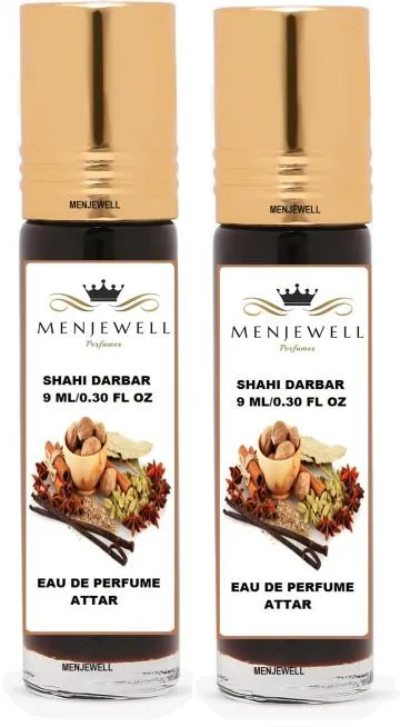 Menjewell Pack Of 2PC AttarShahi Darbar 18ML Herbal Attar Spicy