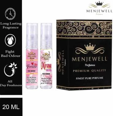 Menjewell Perfume Combo Love Me Forever Floral and Mirana Pink lilly Eau de Parfum – 20 ml For Women