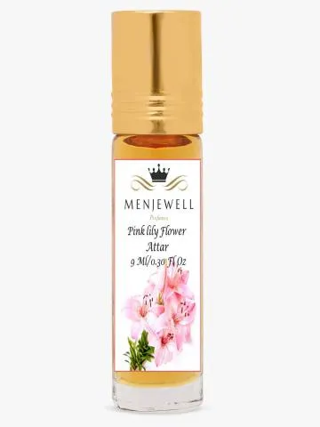 Menjewell Pinklily Long Lasting 9ML Attar-Perfume Floral