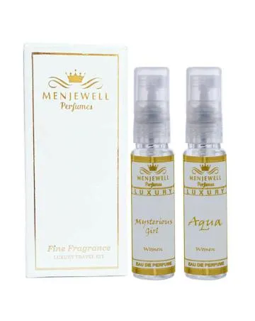 Menjewell Pocket Perfume For Women Mysterious Girl and Aqua Women Perfume – 20 ml
