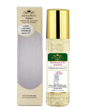 Menjewell Romantic Rain Unisex Perfume – Premium Luxury Fragrance Spray Eau de Parfum – 120 ml