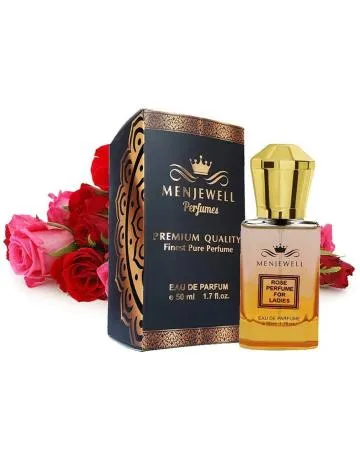 Menjewell Rose Perfume For Ladies Eau de Parfum – 50 ml For Women