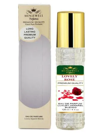 Menjewell Rose Perfume For Women -Premium Luxury Long Lasting Fragrance Spray Eau de Parfum – 120 ml